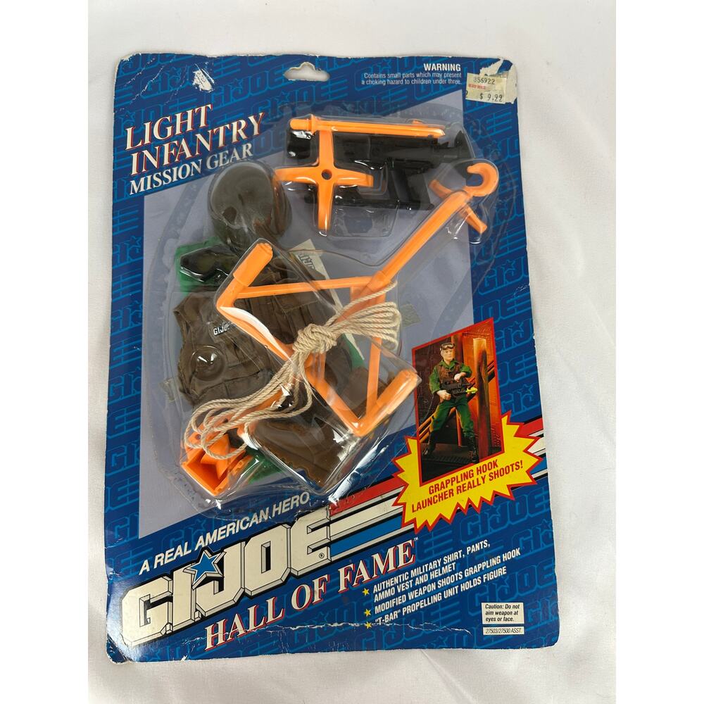 GI Joe Hall of Fame Light Infantry Mission Gear Set Sealed MOC Hasbro